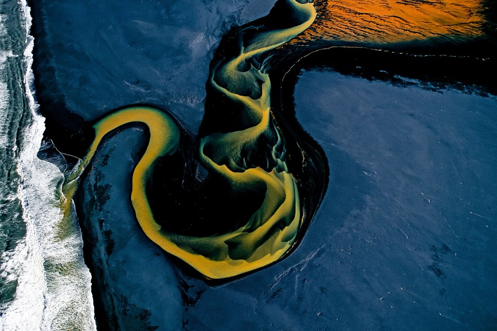 Mouth of the Markarfljót River, Mýrdalsjökull region, Iceland