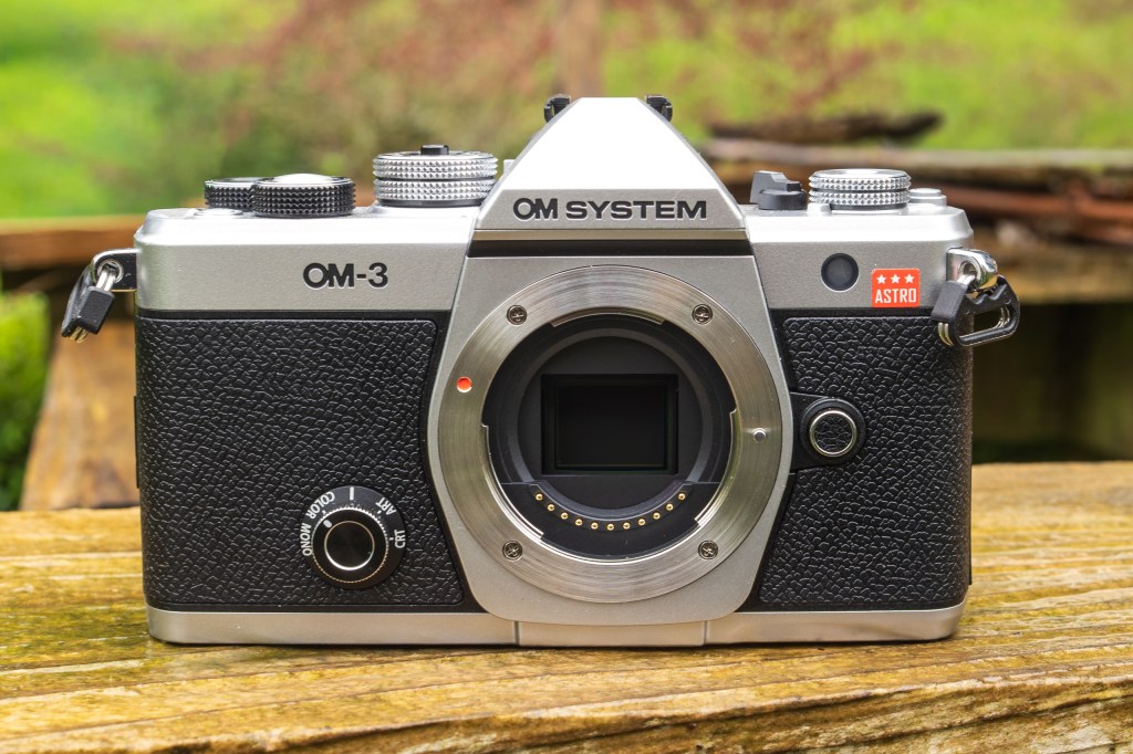 OM-System OM3 sensor, front view