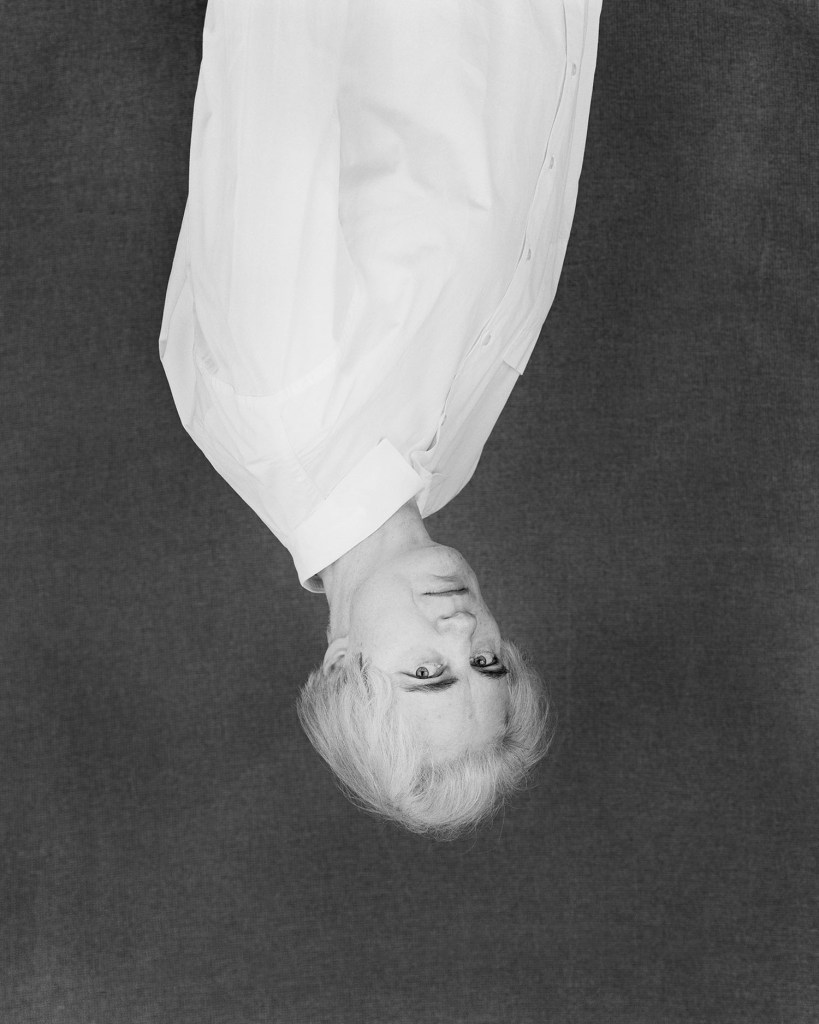 black and white portrait