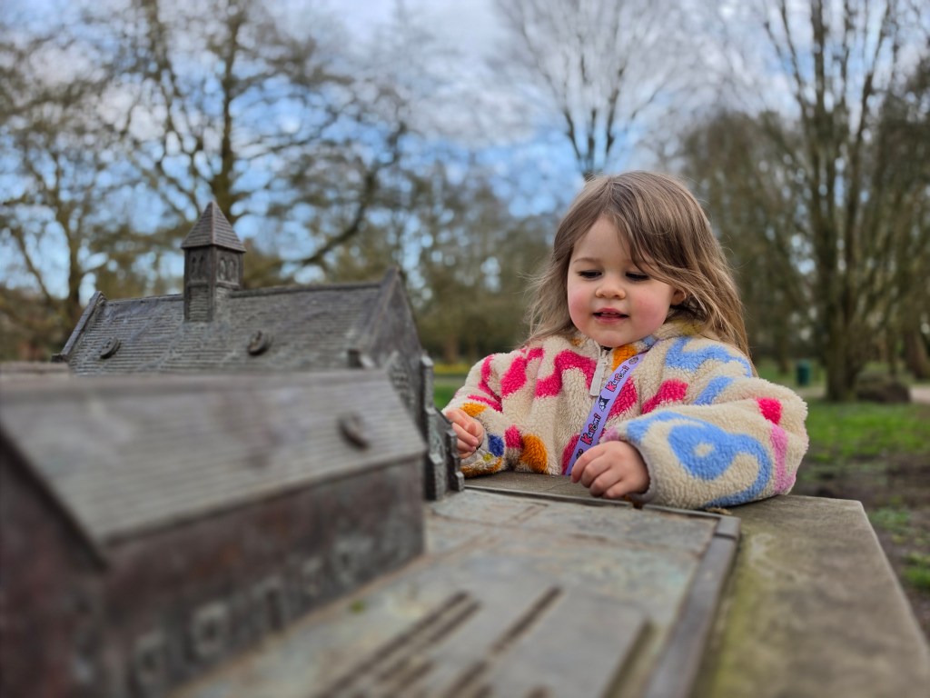 A portrait of a small child