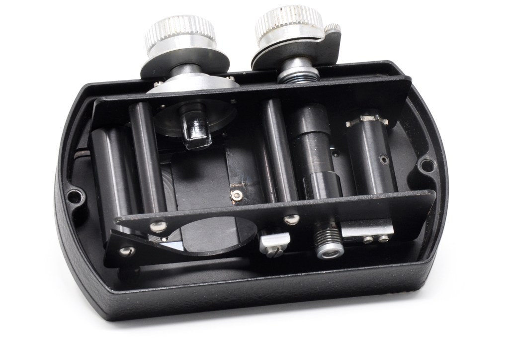 The Monobar’s film holder open and ready for loading