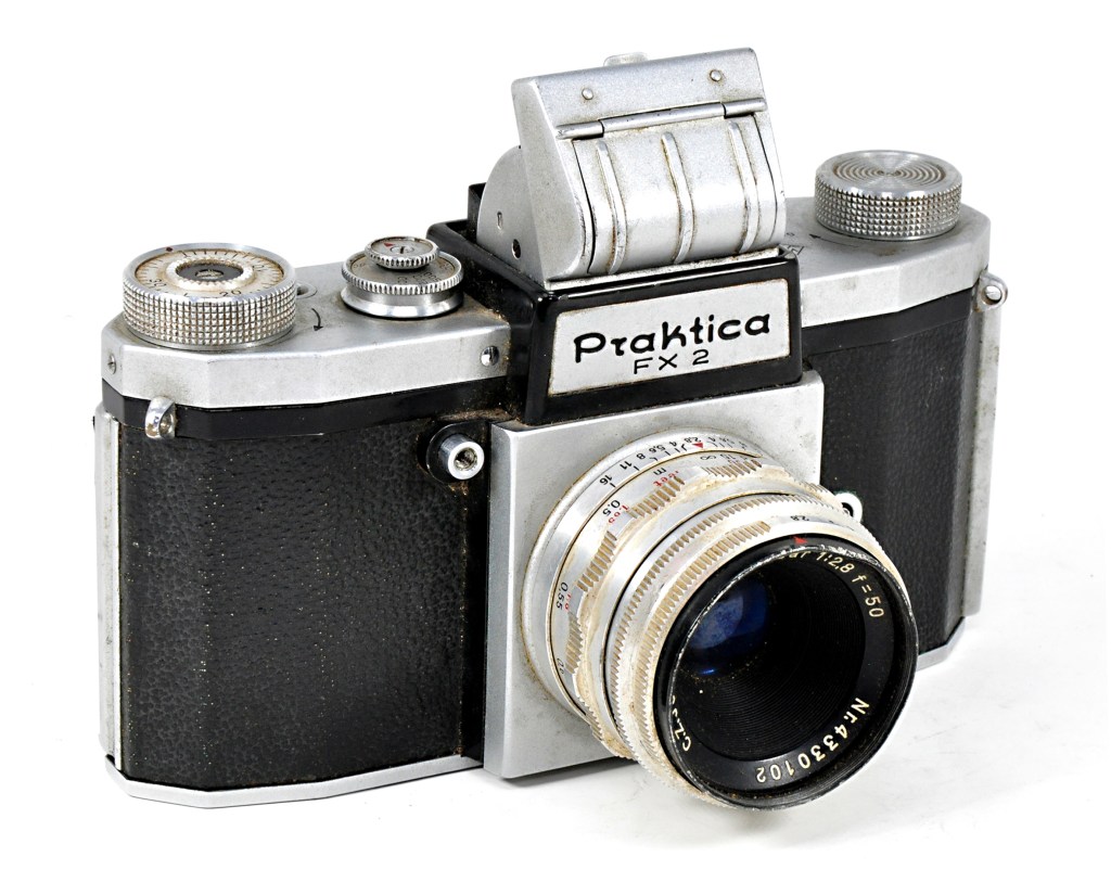 Praktica FX2 an early form of the camera that went on to be an extremely popular 35mm SLR