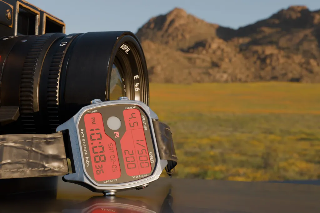 Light meter watch. Photo: Increment Labs