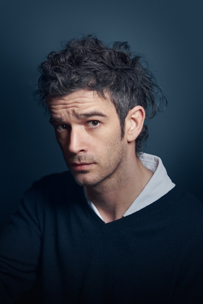 portrait of singer matty healy