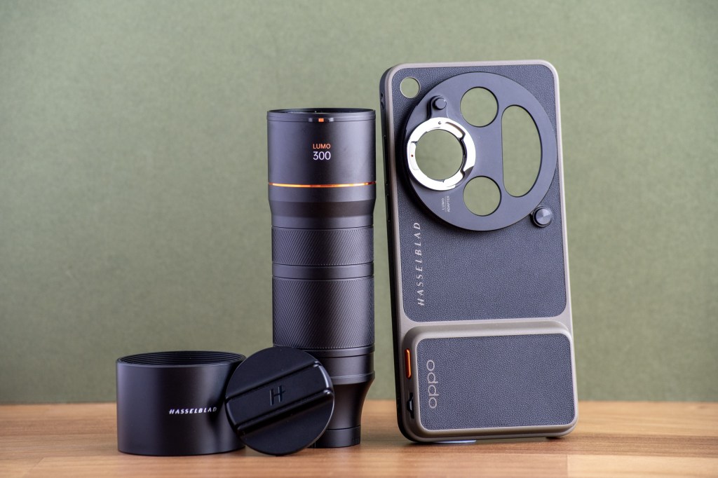 OPPO Find X9 Ultra with the Hasselblad Earth Explorer case and 30x teleconverter.
