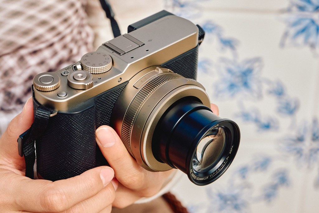 Panasonic Lumix L10 angled. Image: Panasonic