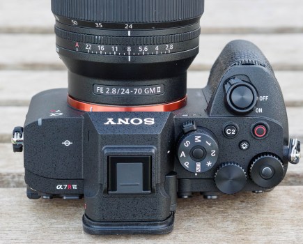 Sony Alpha A7R VI top view