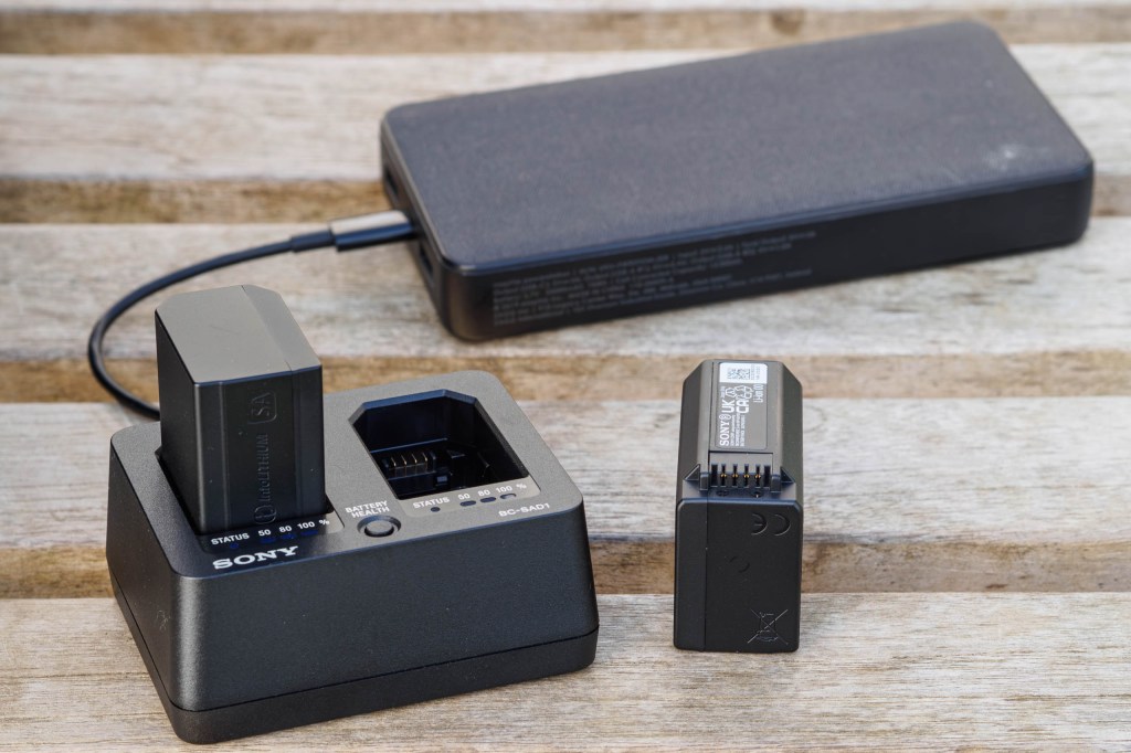 Sony Alpha A7R VI dual battery charger. 