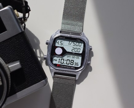 Light meter watch