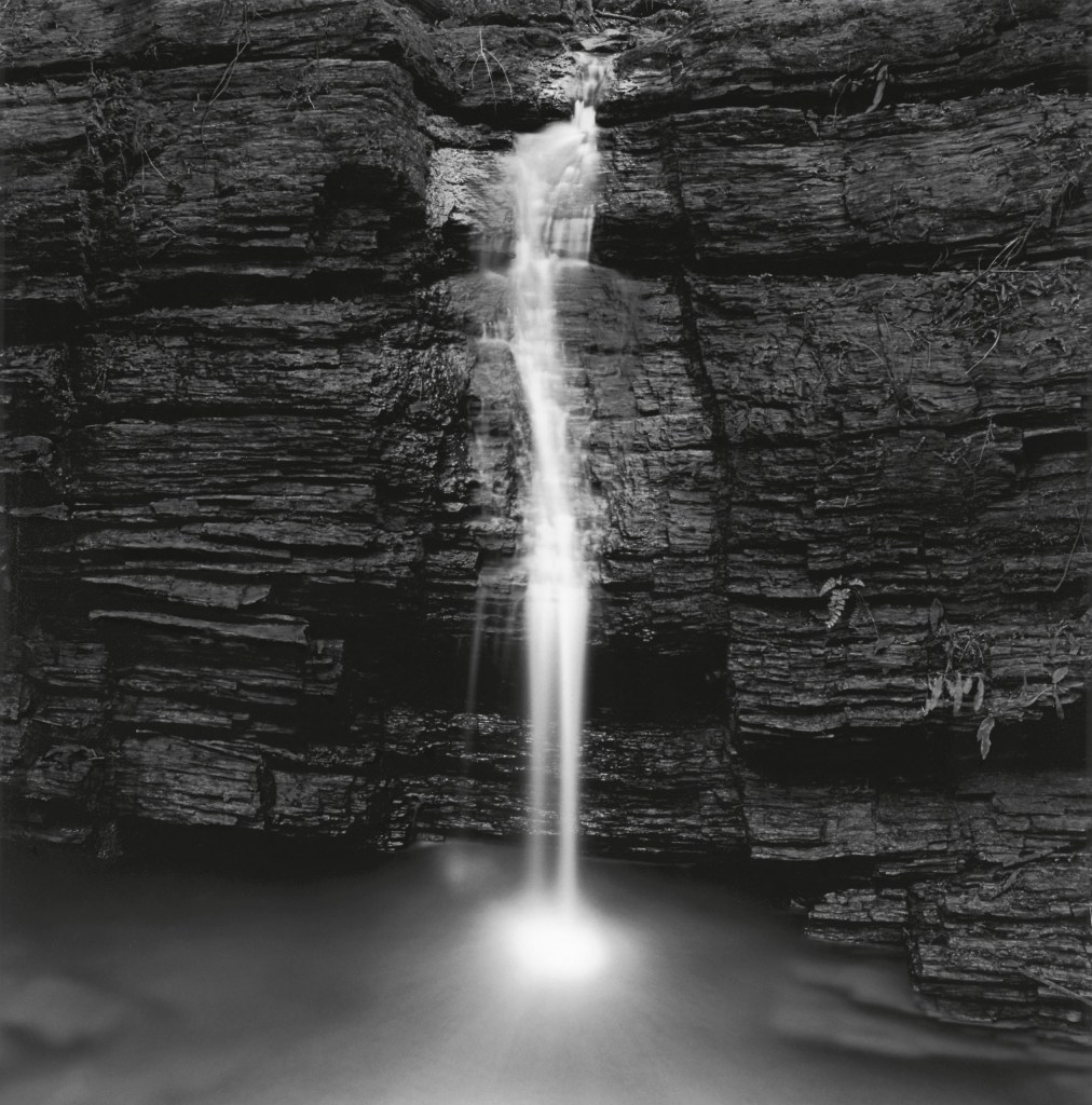 Waterfall, Fujiideraji, Tokushima, Shikoku, Japan. 2003 © Michael Kenna, 2026