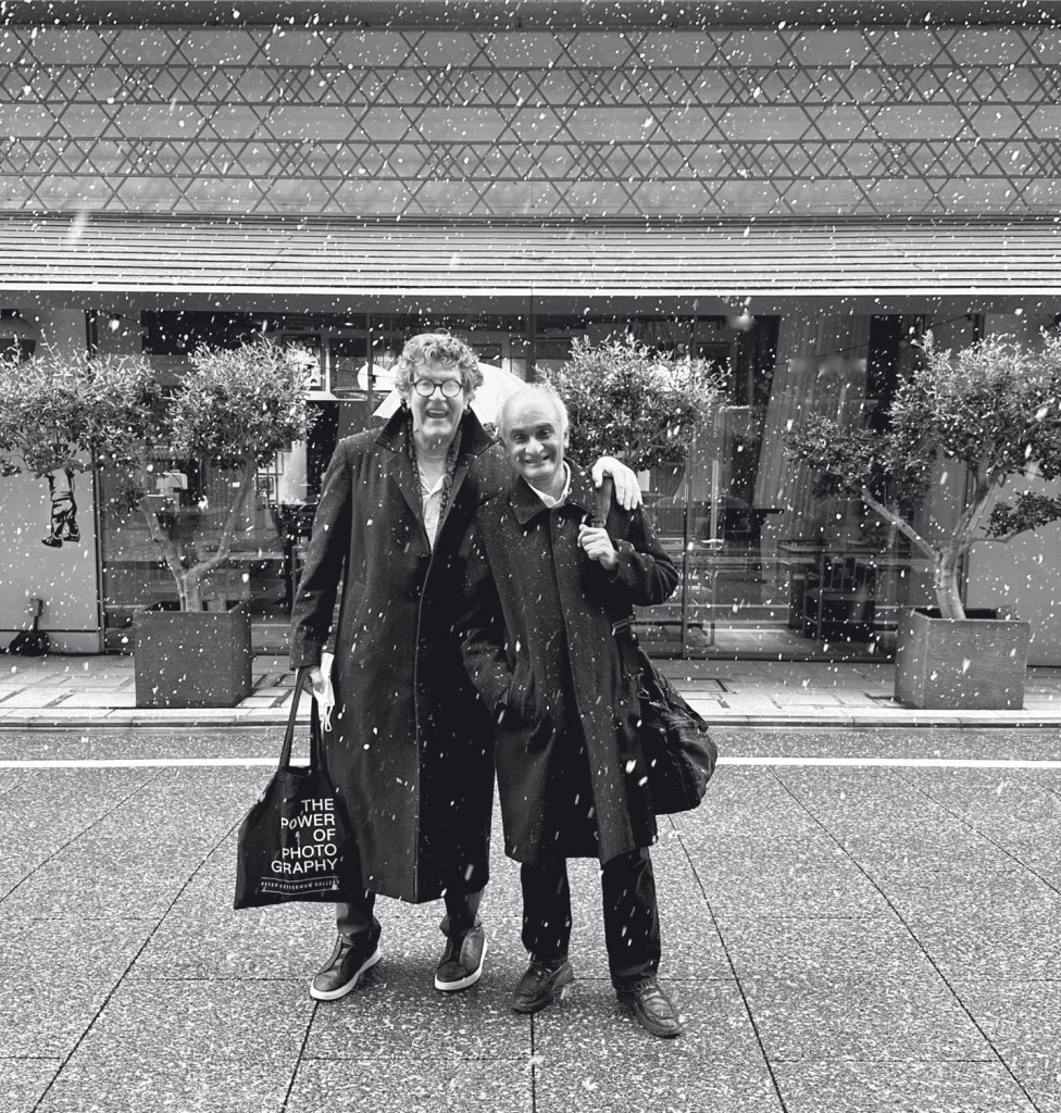 Michael Kenna and Pico Iyer, Kyoto, Honshu, Japan, 2023 © Mamta Kenna, 2026