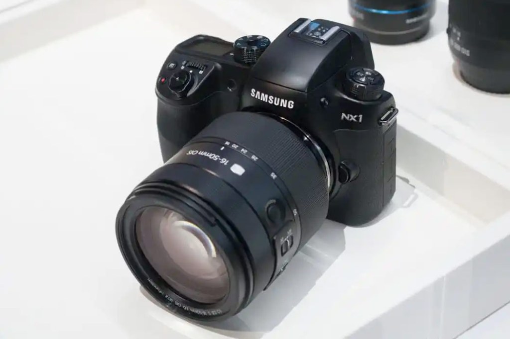 Samsung NX1 with f/2.8 lens. Image: AP