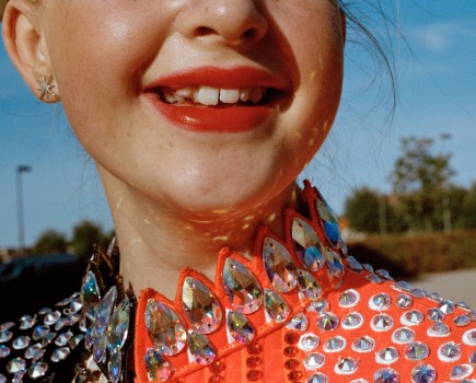 girl smiling