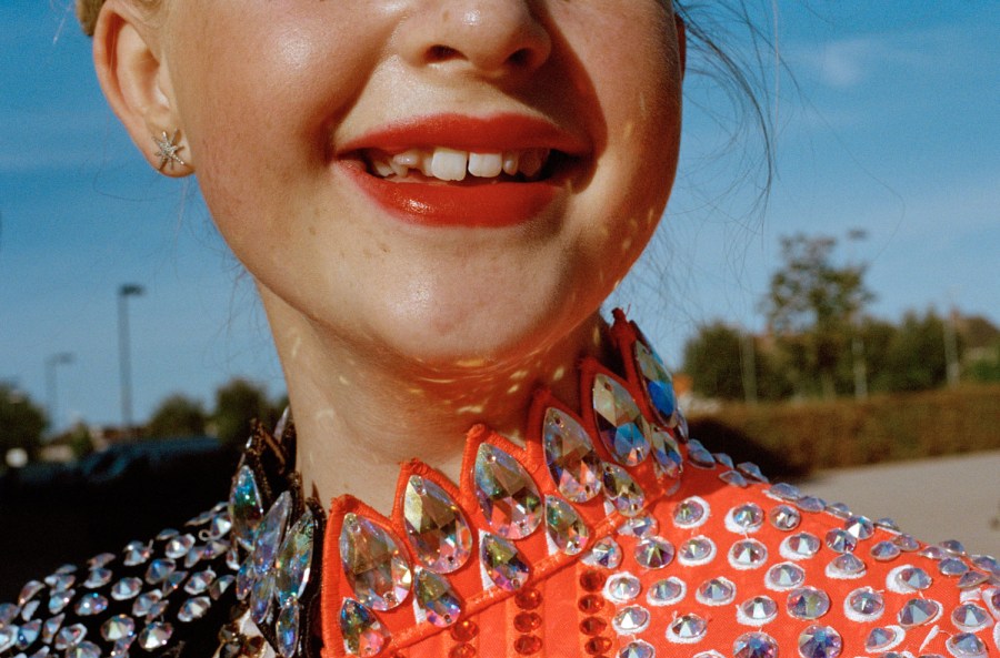 girl smiling