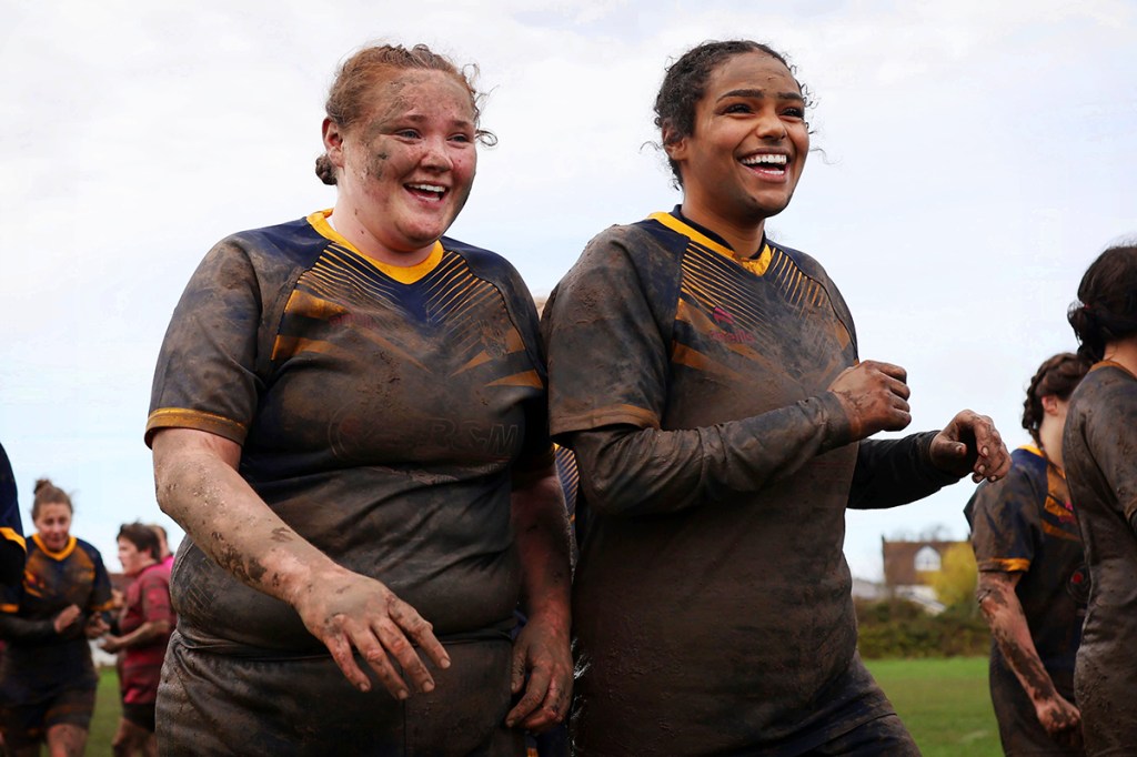 women rugby players