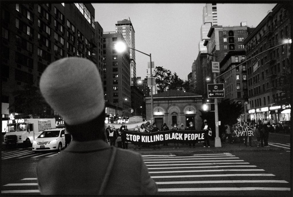 Black Lives Matter protest, Broadway and 96th Street, Upper West Side, November 20, 2020. Image Credit: William Meyers