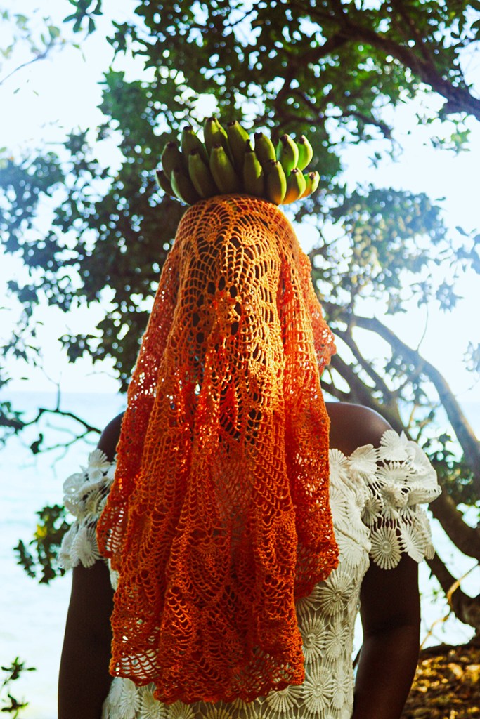 “Sangoma” was taken in Guadeloupe, photographer’s home island. Borrowed from the 
South African tradition of spiritual healers, Sangoma is a plea for generational healing. It 
marks the point in a journey where one realises the urgency of healing and repair.