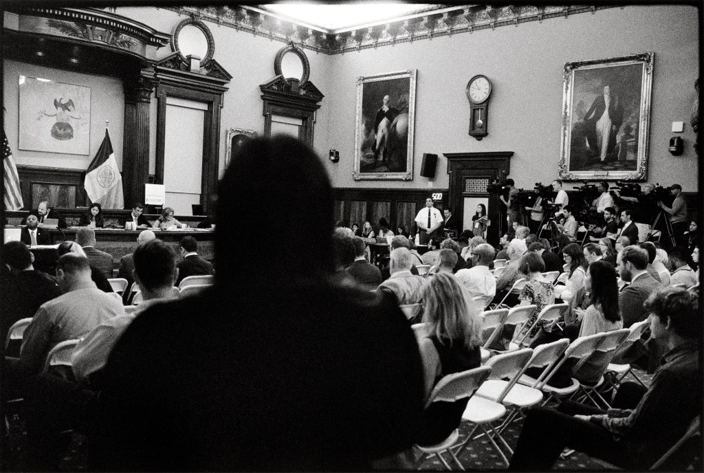 City Council hearing, City Hall, Civic Center, August 8, 2017. Image Credit: William Meyers