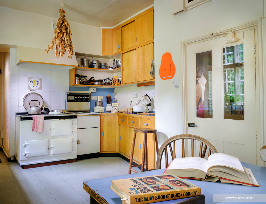 lee miller's home, farleys house kitchen