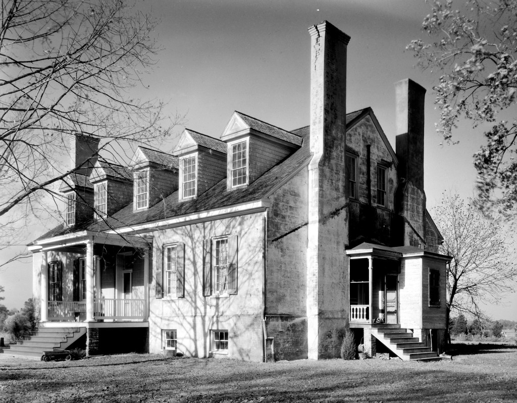 Windsor Castle, in Isle of Wight County, Virginia, part of Johnston’s architectural photography portfolio, 1935