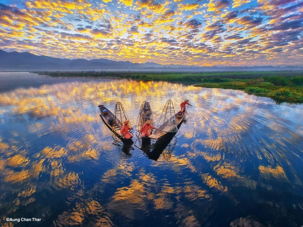 Golden Canvas, Aung Chan Thar. Weather Photographer of the Year 2025 shortlist
