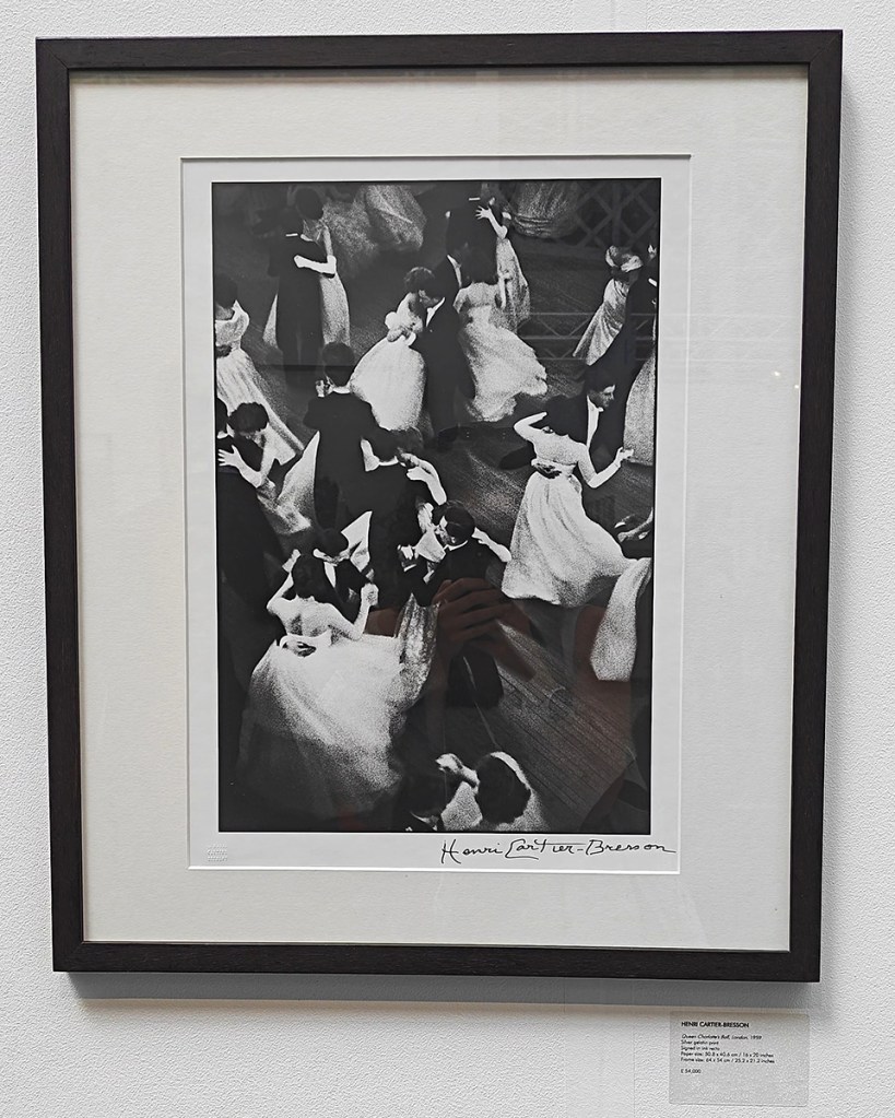 Henri Cartier-Bresson Queen Charlotte's ball. London. GB. 1959, framed print at Photo London 2026 Image: Jessica Miller