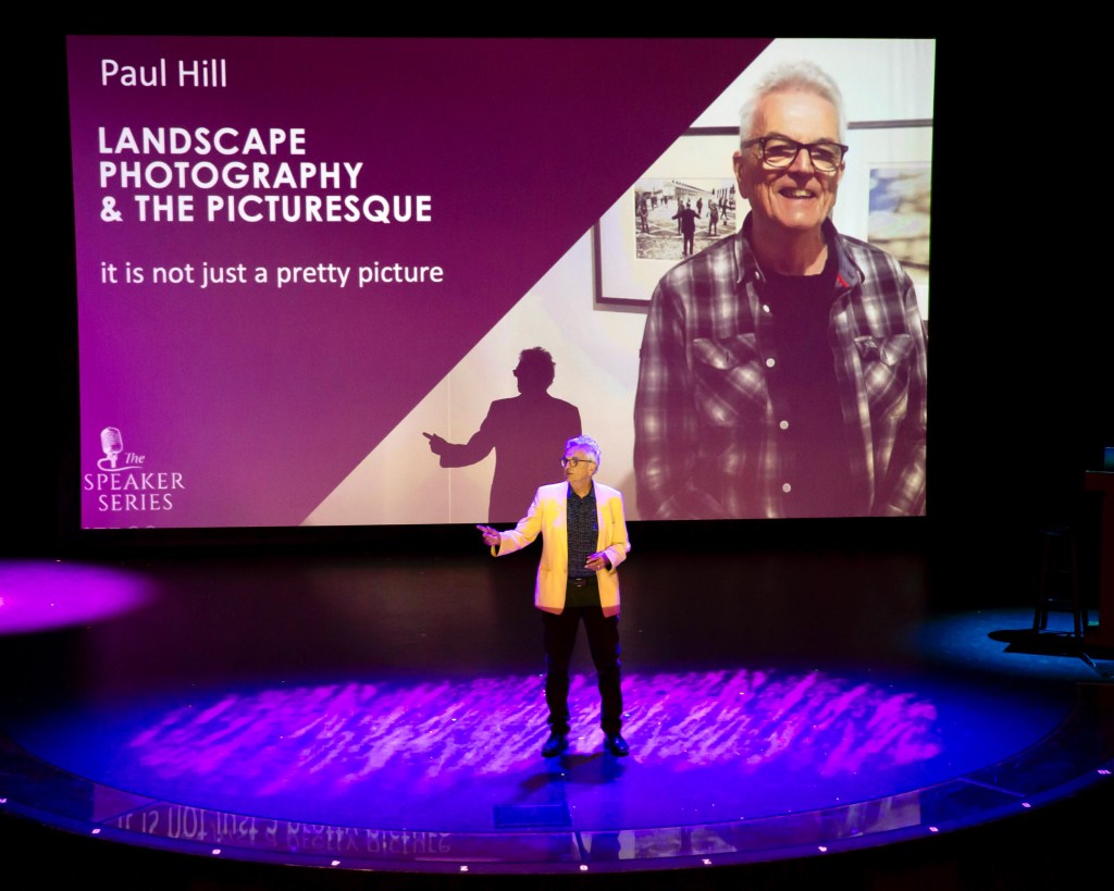 Paul Hill giving a lecturing and leading a workshop