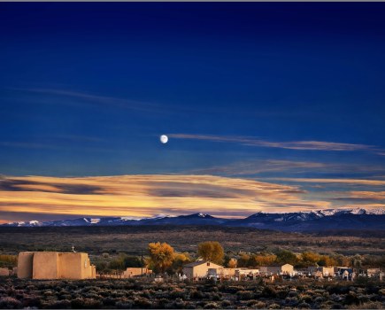 Image by James Danziger based on the Ansel Adams original, colorisation generated by an an AI prompt