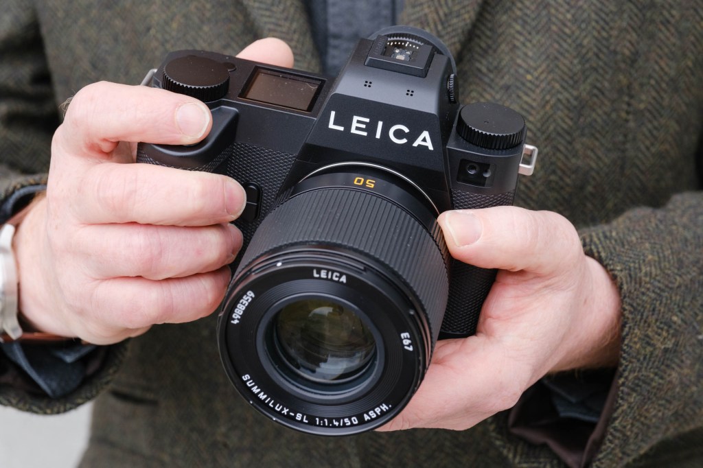 Leica SL3-P in-hand. Image credit: Andy Westlake
