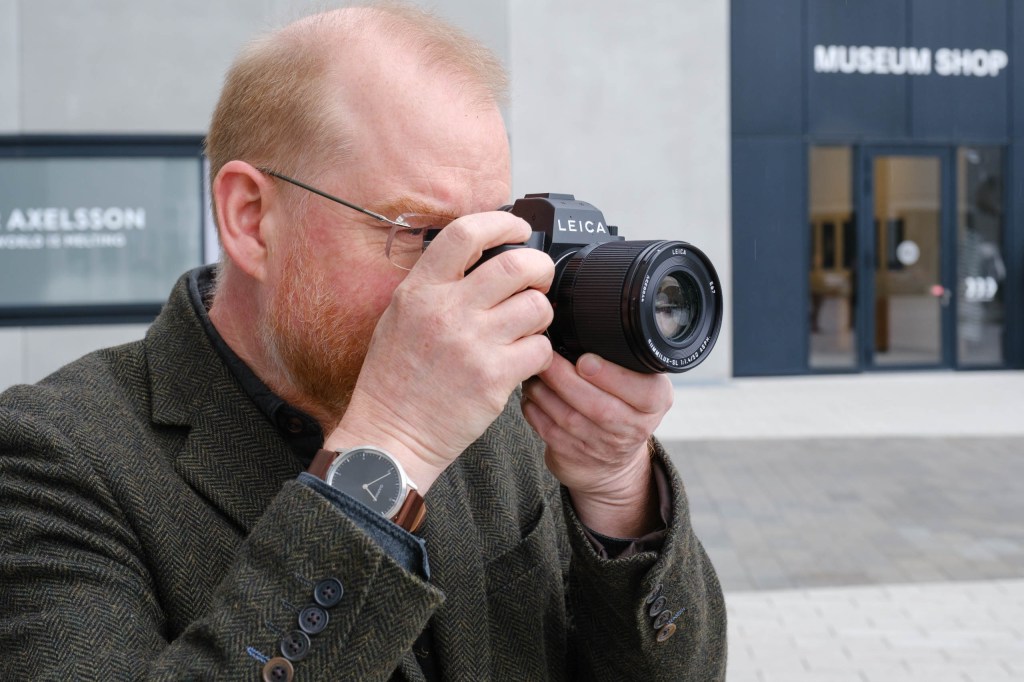 Leica SL3-P in use. 
