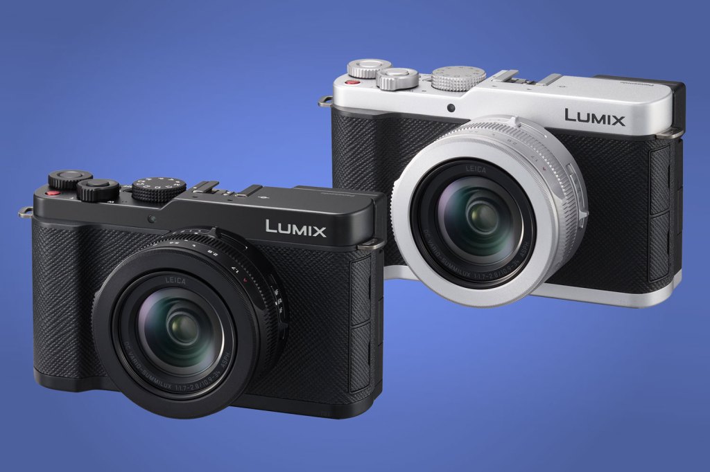 Panasonic Lumix L10 in black and silver