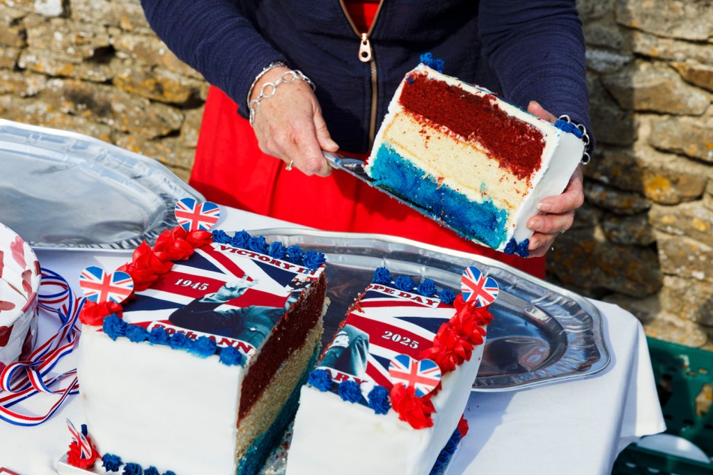 V.E. Celebrations, Lacock, Wiltshire, England, 2025. Image Credit: Martin Parr/Magnum Photos