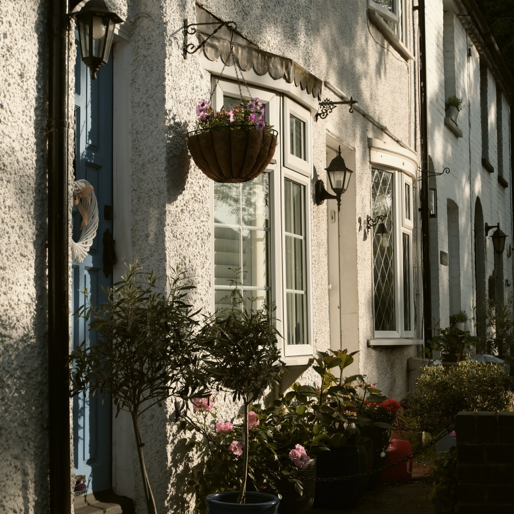 Panasonic Lumix L10 house fronts sample image.