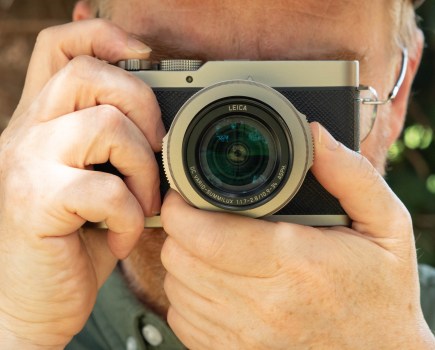 Panasonic Lumix L10 in use