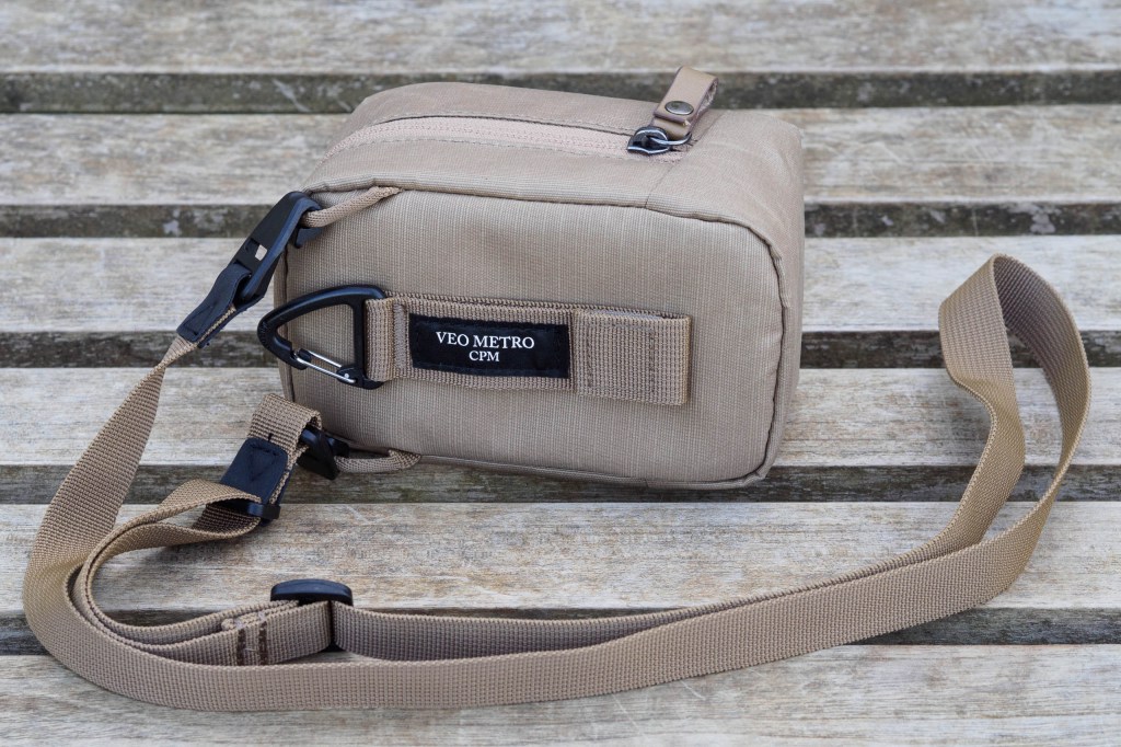 Vanguard VEO Metro Medium Compact Camera Bag with shoulder strap. Image credit: Andy Westlake