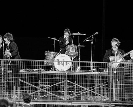 The Beatles perform at Candlestick Park. Image Credit: 2026 © Jim Marshall