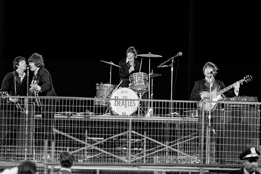 The Beatles perform at Candlestick Park. Image Credit: 2026 © Jim Marshall