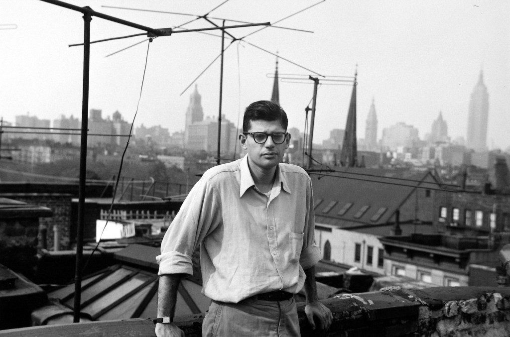 Allen Ginsberg, Portrait of Allen Ginsberg, 1953. 
Gelatin silver print; printed later, 11 x 14 in. 
© Allen Ginsberg Trust, Courtesy of Howard Greenberg Gallery, New York