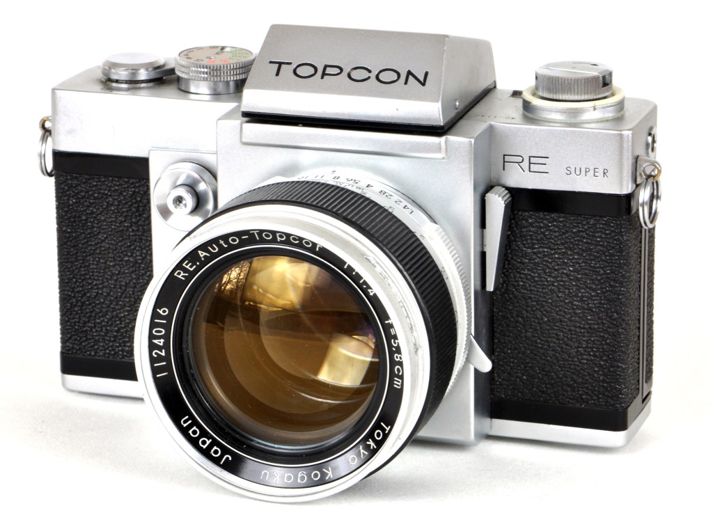 Topcon RE Super, the first 35mm SLR with TTL metering