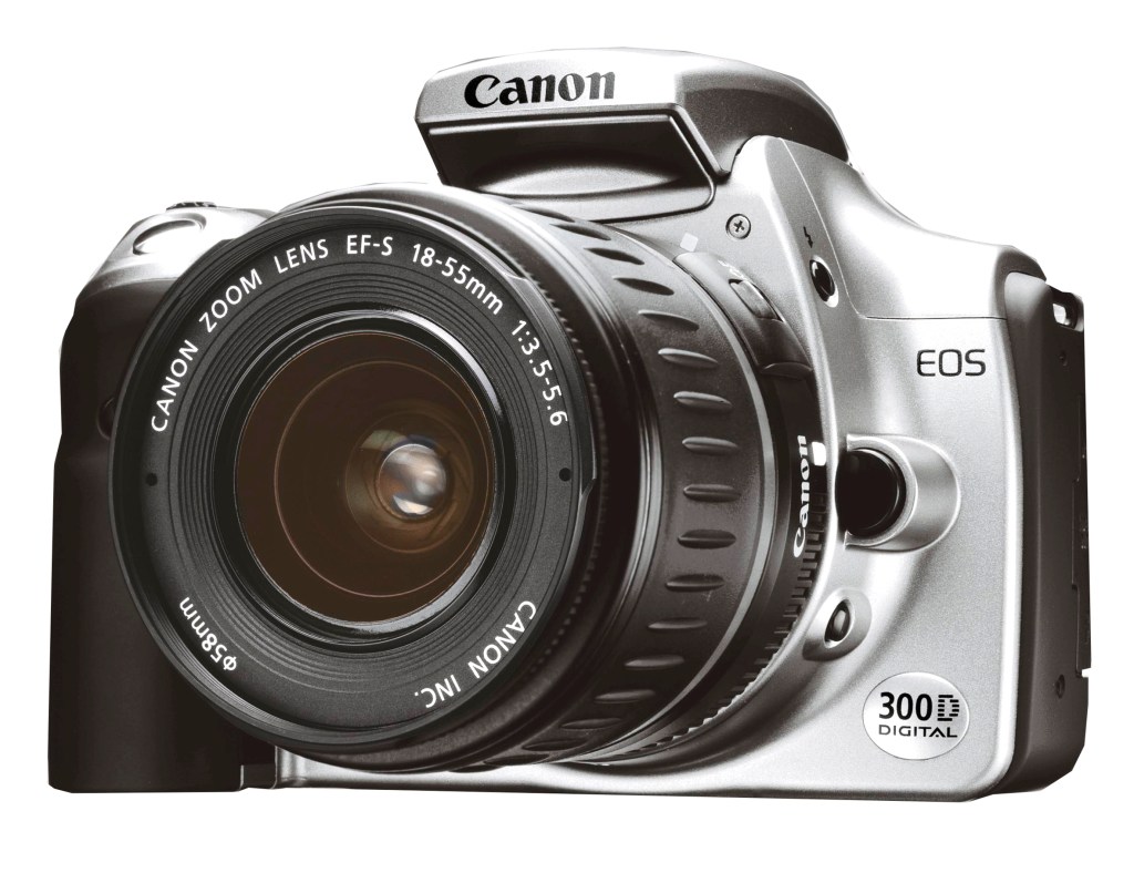The Canon EOS 300D which made DSLR photography more affordable for the amateur market
(Courtesy of Park Cameras)