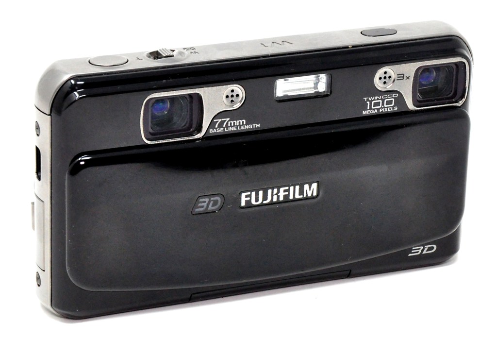 Fujifilm FinePix Real 3D W1 which brought the old techniques of stereo photography to the digital camera world
