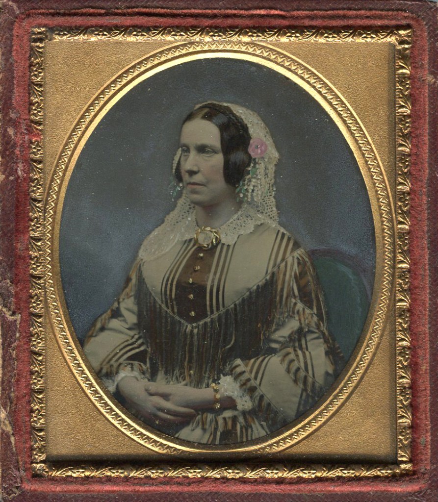 A hand-tinted ambrotype, one of several off-shoots of wet plate photography
(Courtesy of Ron Cosens)