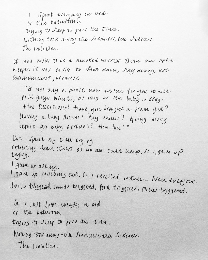 A handwritten letter