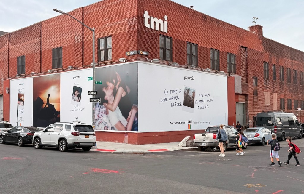 Polaroids billboards have in the space of a just few weeks gone viral online, generating wider debate and discussion. Image: Polaroid