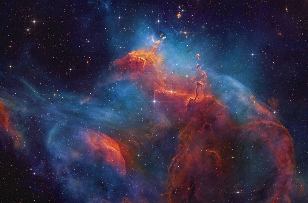 Gum 37: The Southern Tadpoles (or 'Teapot Nebula') © Ani Shastry (USA)