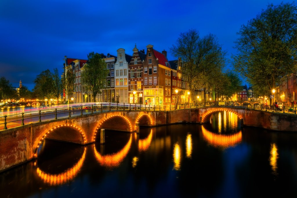 Travel photography, Keizersgracht, Amsterdam,