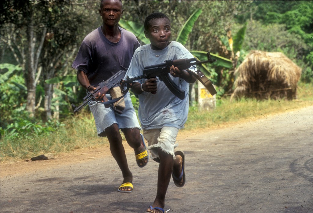Child soldiers, Liberia. Image Credit ©Simon Townsley