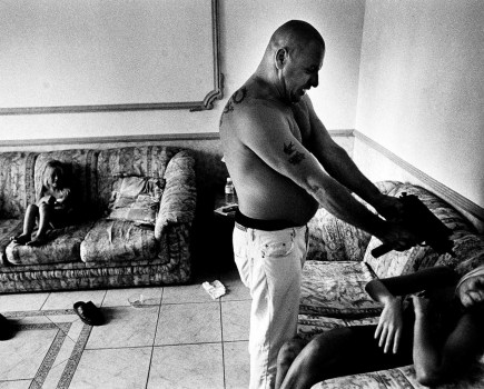 Nearly 30 years after photographing London’s criminal underworld, Jocelyn Bain Hogg’s landmark series The Firm returns to Leica Gallery London.