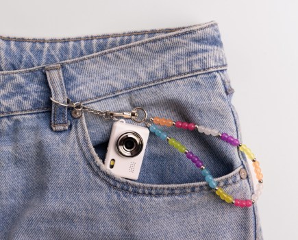 Posh Tech Mini Digital Camera in jeans pocket