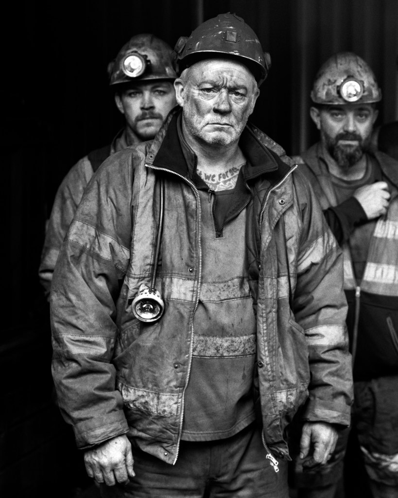 Rupert-Allen,-Ron-Stoat---Ex-Miner-at-Britannia,-Cwm-and-Penallta,-from-the-series-Church-of-Coal--Rupert-Allen.